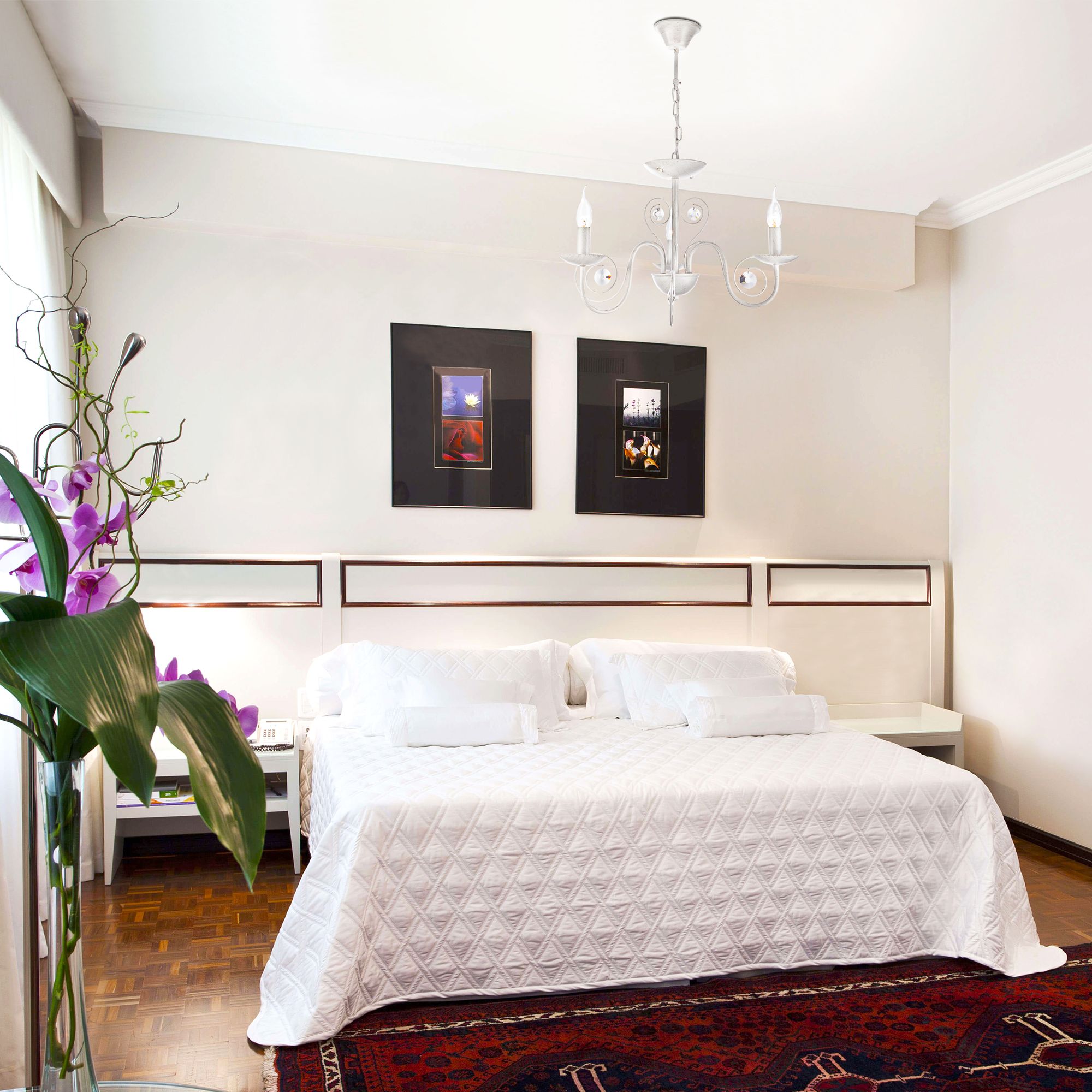 Люстра Eurosvet 60018/3 белый с золотом