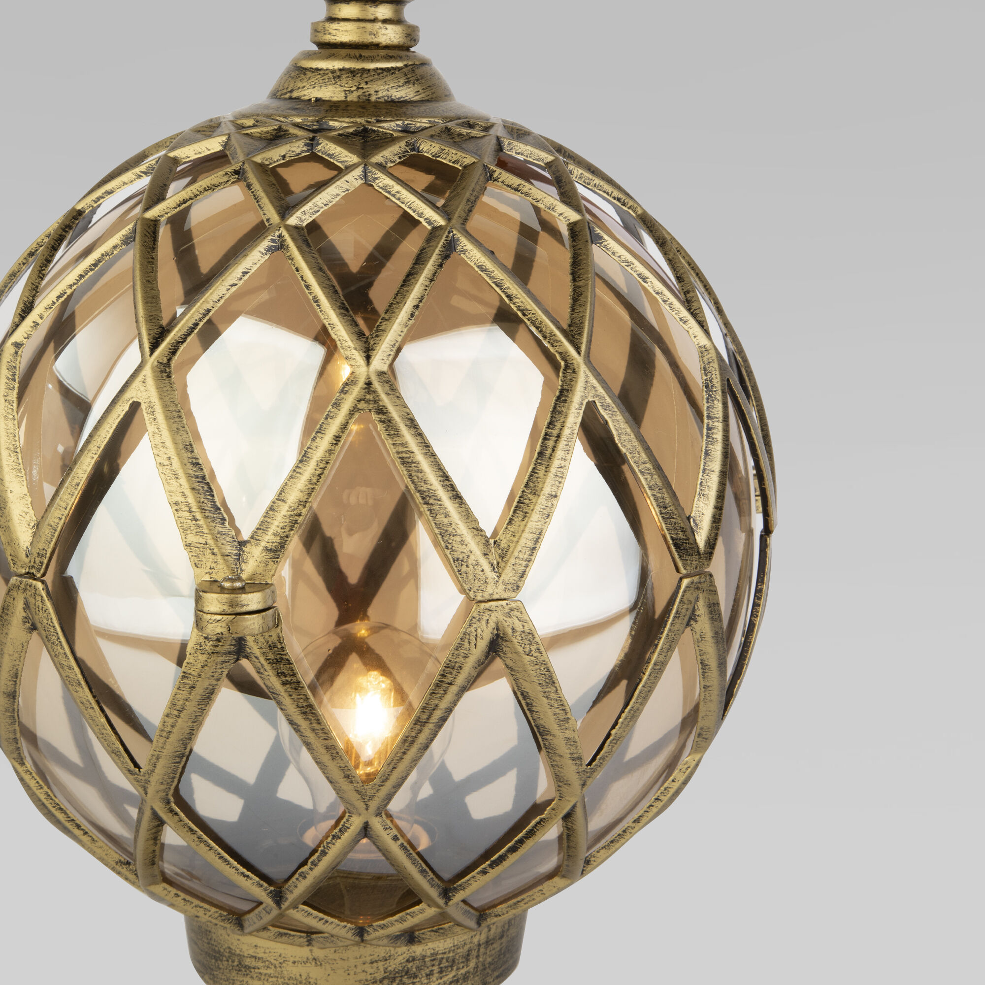 Уличный светильник Elektrostandard Sirius S черное золото