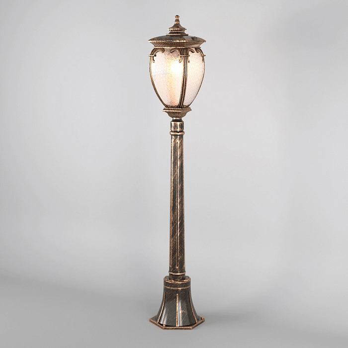 Уличный светильник Elektrostandard GLYF-8024F черное золото