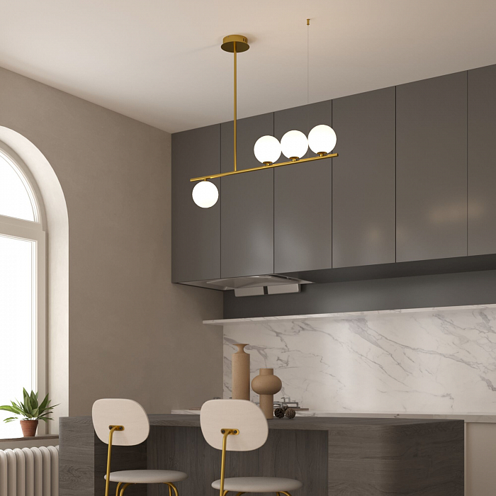 Люстра Eurosvet 70136/4 золото