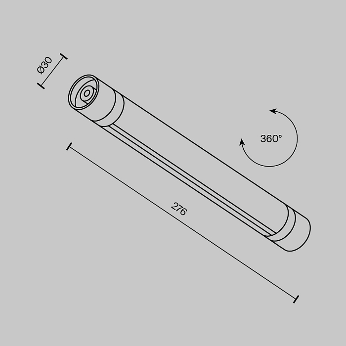 Трековая система Technical CA012-TRX-300-B