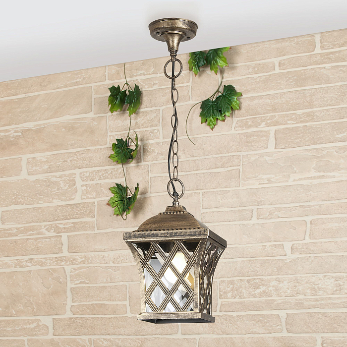 Уличный светильник Elektrostandard Cassiopeya H черное золото